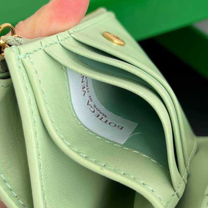 보테가 인트레치아토 우븐 폴더형 지퍼 반지갑 742330 | 11.5 x 9cm