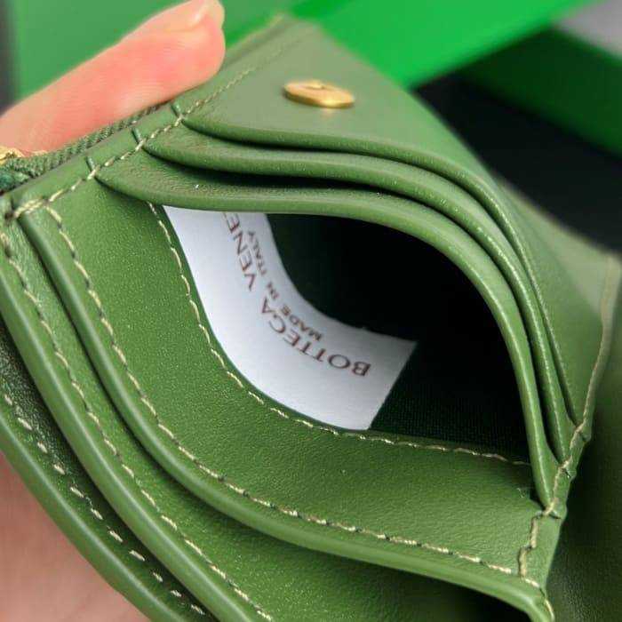 보테가 인트레치아토 우븐 폴더형 지퍼 반지갑 742330 | 11.5 x 9cm