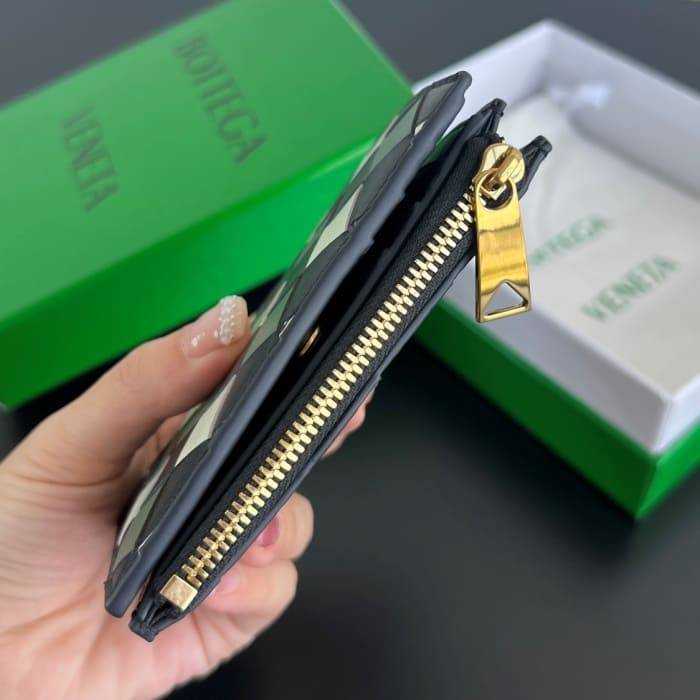 보테가 인트레치아토 우븐 폴더형 지퍼 반지갑 742330 | 11.5 x 9cm