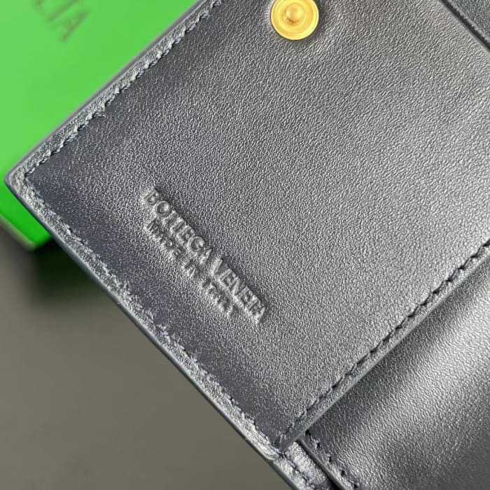 보테가 인트레치아토 우븐 폴더형 지퍼 반지갑 742330 | 11.5 x 9cm