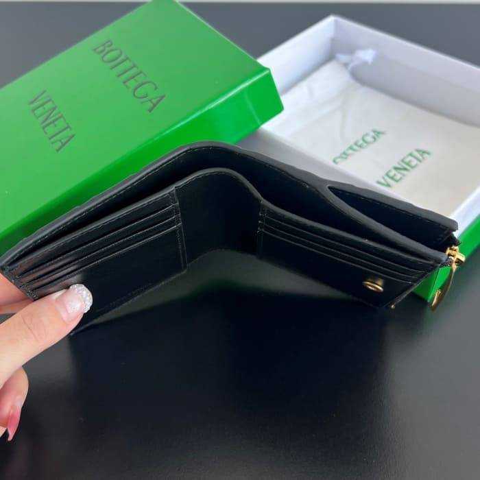 보테가 인트레치아토 우븐 폴더형 지퍼 반지갑 742330 | 11.5 x 9cm