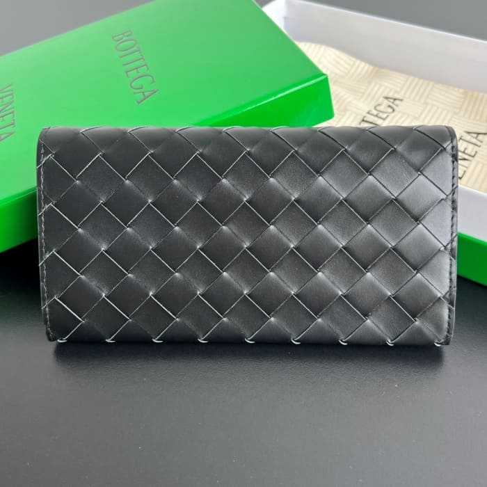 보테가 인트레치아토 가로형 장지갑 749438 | 19 x 9.5 x 1.5cm