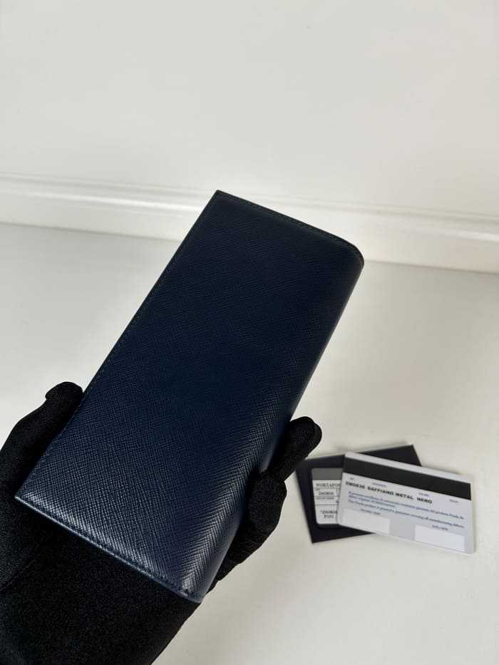프라다 사피아노 다크블루 장지갑 2M0836 | 9.5 x 19cm