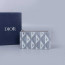 디올 CD 다이아몬드 패턴 카드지갑 | 13.2 * 7.5cm