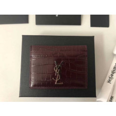 입생로랑 모노그램 크로커다일 카드홀더 423303 | 10 x 7.5 x 0.5cm