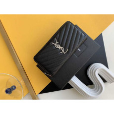 입생로랑 모노그램 마틀라세 지퍼 장지갑 358094 | 19 x 9.5 x 2.5cm