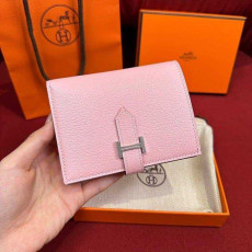 에르메스 베안 컴팩트 쉐브르 반지갑 은장 | 12 x 9.5 x 0.4cm