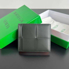 보테가 인트레치아토 폴더형 반지갑 649603 딥그린/오렌지 | 11.5 x 9.5 x 1cm