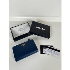 프라다 사피아노 지퍼 스냅버튼 중지갑 1M1225 | 14 x 9.5cm