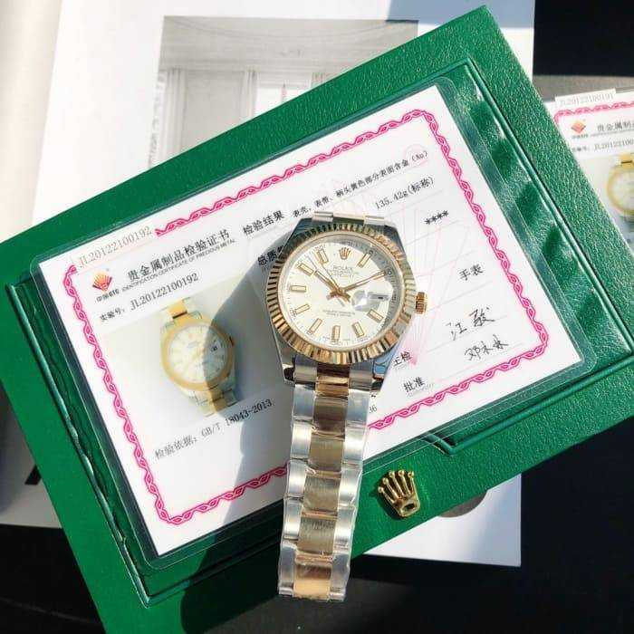 로렉스 데이저스트 흰판 18K | 여성36mm , 남성41mm