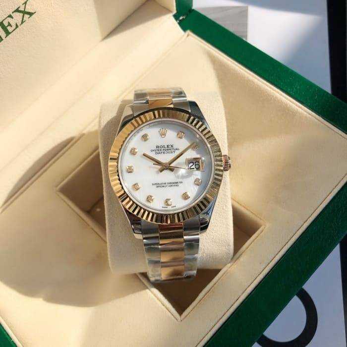 로렉스 데이저스트 텐 포인트 다이아 흰판 18K | 여성36mm , 남성41mm