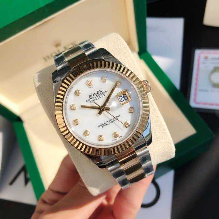 로렉스 데이저스트 텐 포인트 다이아 흰판 18K | 여성36mm , 남성41mm