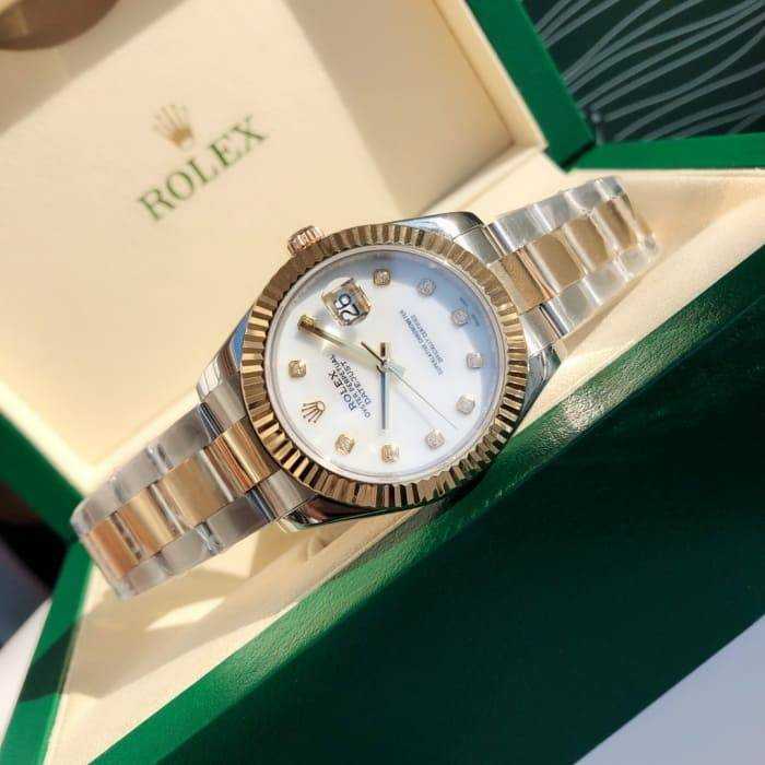 로렉스 데이저스트 텐 포인트 다이아 흰판 18K | 여성36mm , 남성41mm