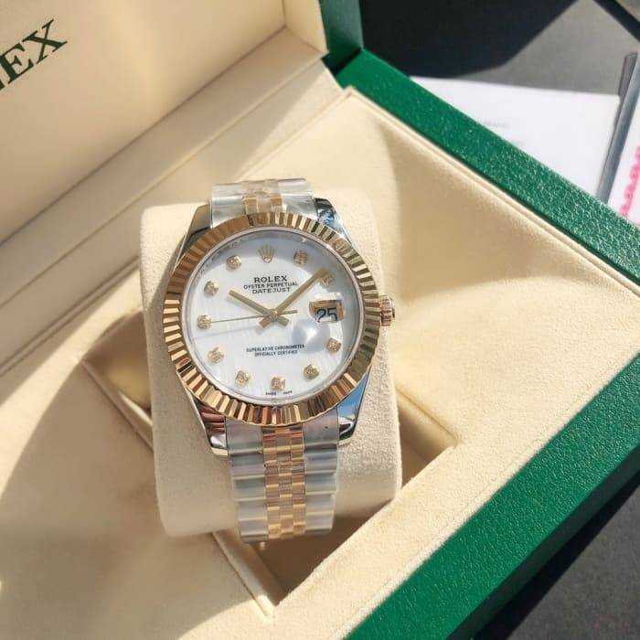 로렉스 데이저스트 텐 포인트 다이아 흰판 18K | 여성36mm , 남성41mm