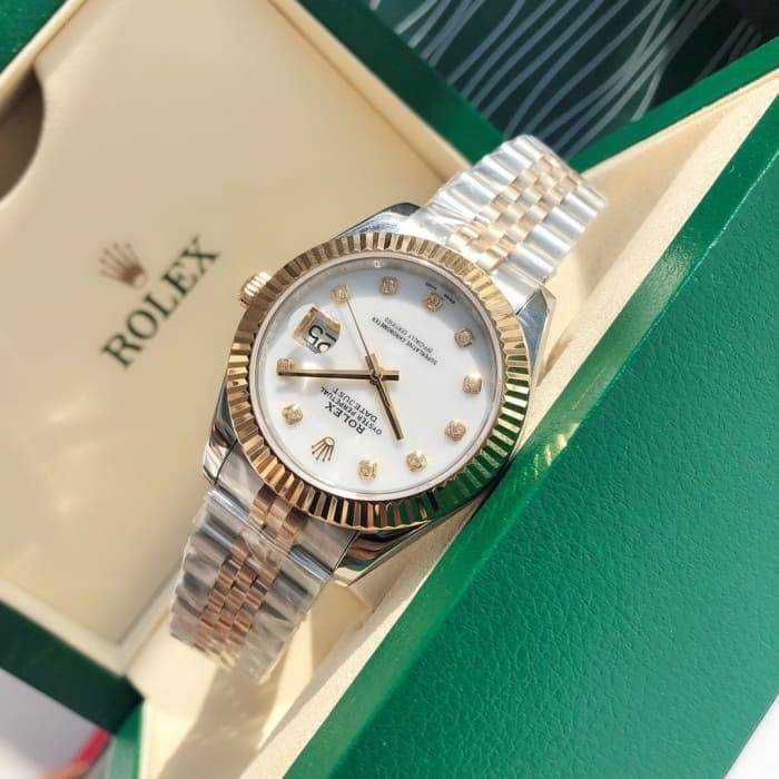 로렉스 데이저스트 텐 포인트 다이아 흰판 18K | 여성36mm , 남성41mm