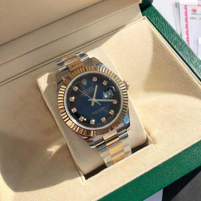 로렉스 데이저스트 텐 포인트 다이아 검판 18K | 여성36mm , 남성41mm