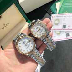 로렉스 데이저스트 텐 포인트 다이아 흰판 18K | 여성36mm , 남성41mm