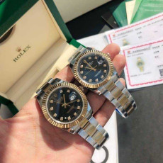 로렉스 데이저스트 텐 포인트 다이아 검판 18K | 여성36mm , 남성41mm