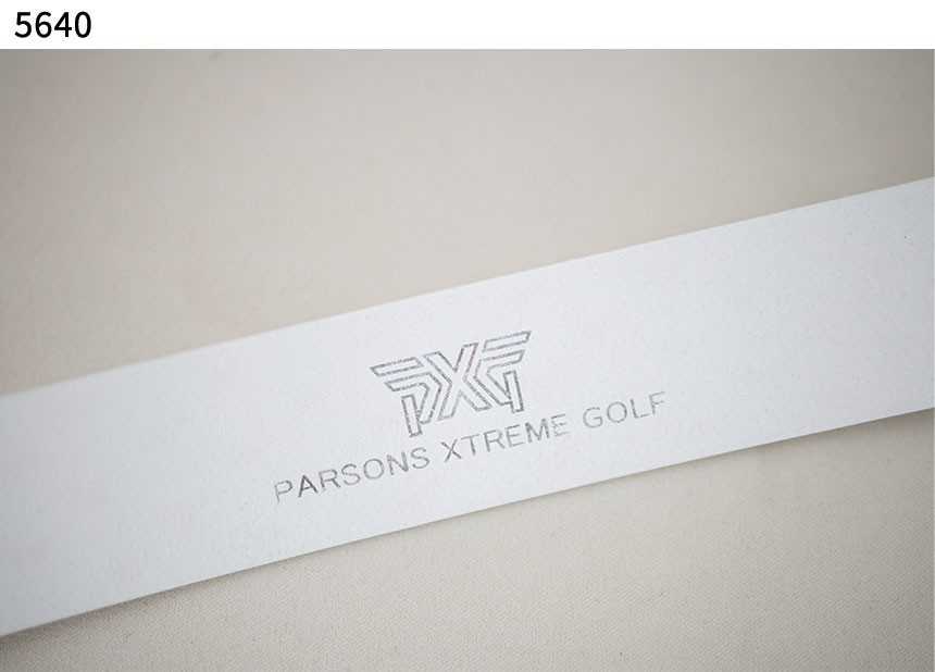 PXG 실버 로고패턴 남성 골프 벨트(2color)