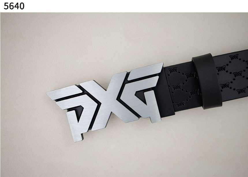 PXG 실버 로고패턴 남성 골프 벨트(2color)