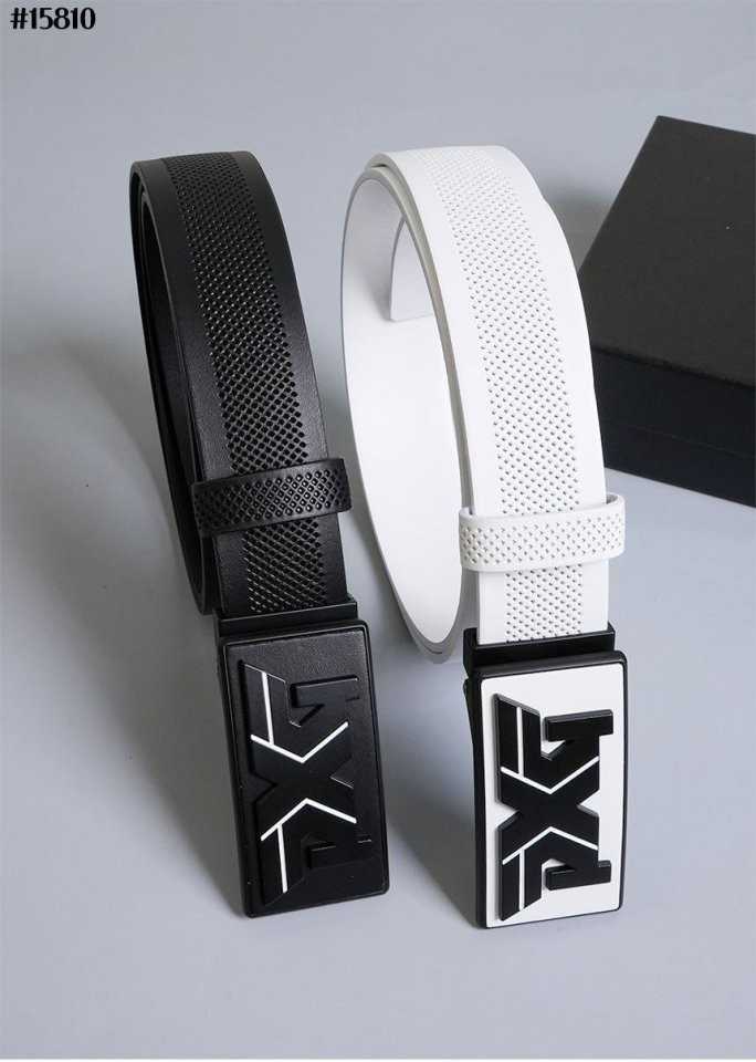 PXG 남성 스퀘어 버클 레더 벨트(2color)