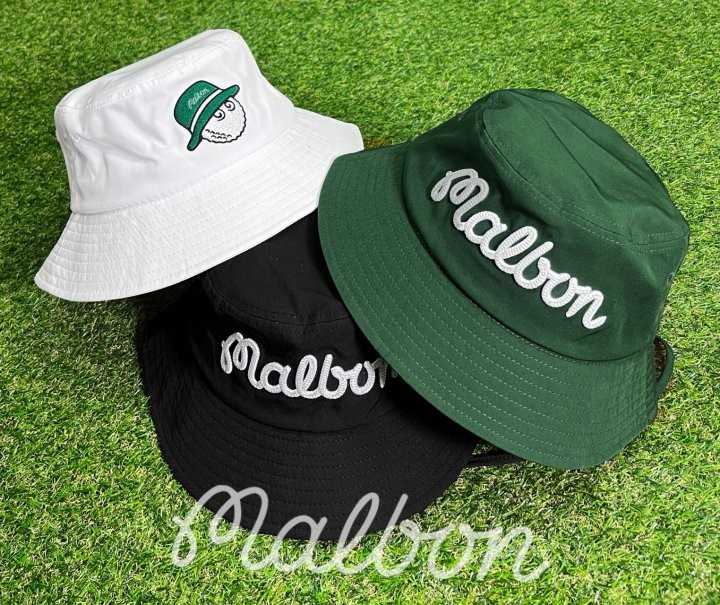 말본 GOLF 로프 레터링 자수 COLORS 볼캐릭터 버킷햇(3color/남녀공용)
