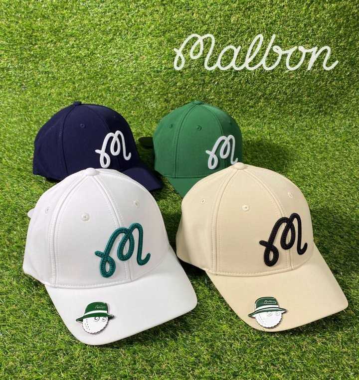 말본 M 로프 빅 레터링 볼캐릭터 마그넷틱 볼마커 캡(4color/남녀공용)