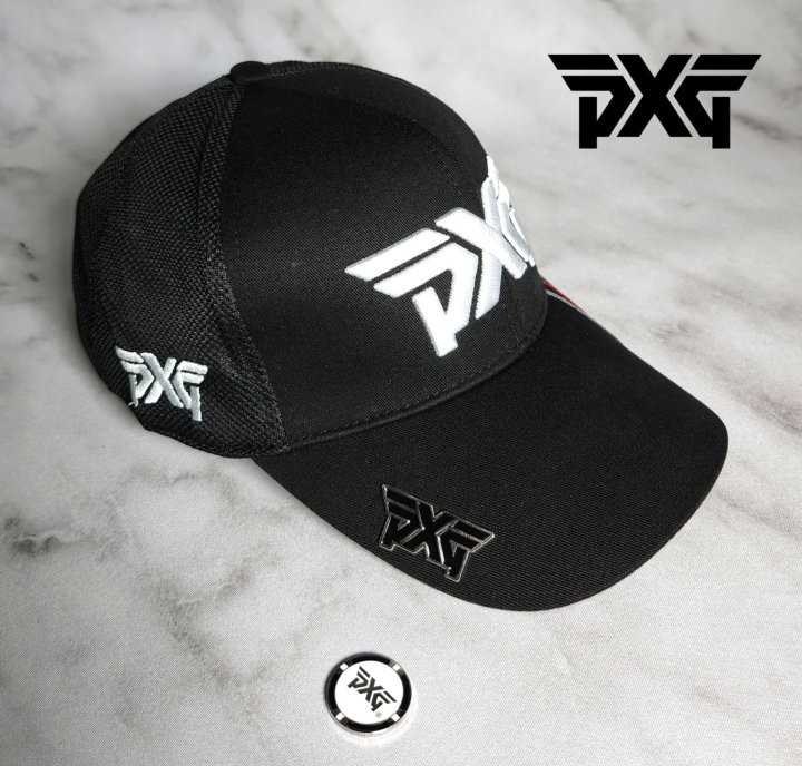 PXG GOLF 사이드라인 볼마커 마그네틱 로고 캡(2color/남녀공용)
