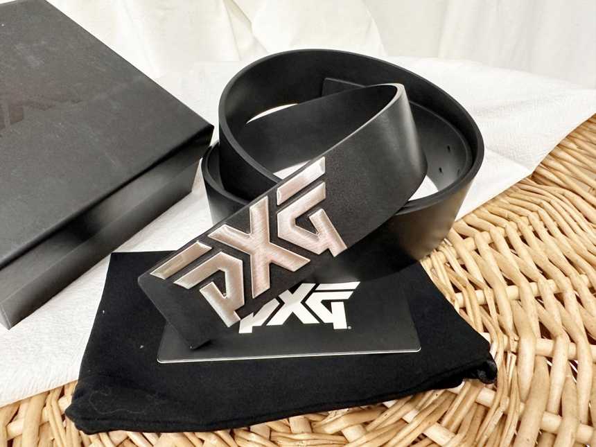 PXG 남녀공용 시그니처 로고 벨트