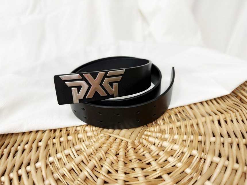 PXG 남녀공용 시그니처 로고 벨트