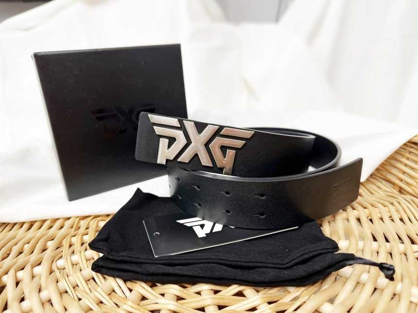 PXG 남녀공용 시그니처 로고 벨트