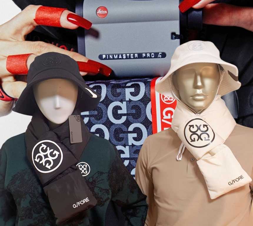 지포어 구스 패딩 머플러세트