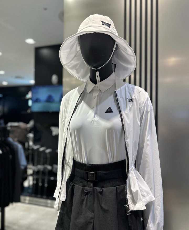 PXG 여성 라운드 방수 원단 버켓 햇 (2color)