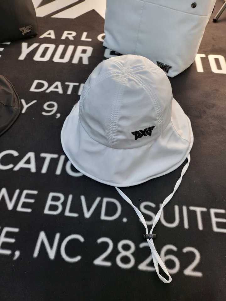 PXG 여성 라운드 방수 원단 버켓 햇 (2color)