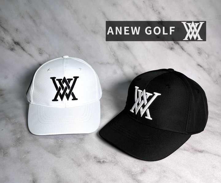어뉴 남녀공용 GOLF AW BIG자수 클래식 로고 볼캡(2color)