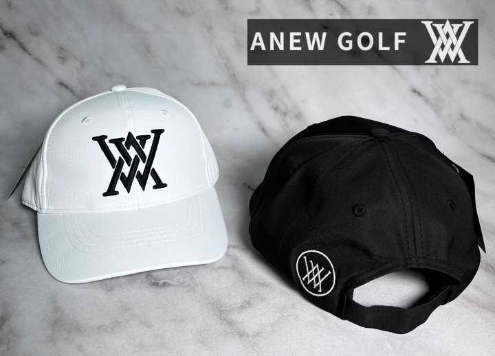 어뉴 남녀공용 GOLF AW BIG자수 클래식 로고 볼캡(2color)