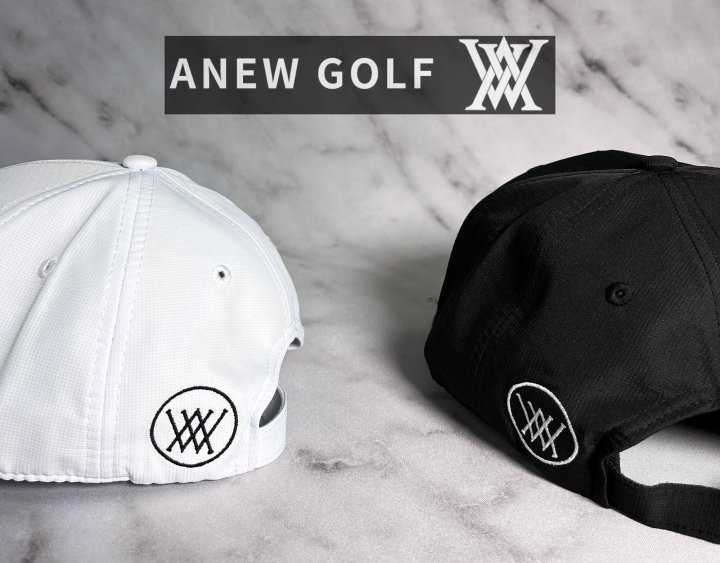 어뉴 남녀공용 GOLF AW BIG자수 클래식 로고 볼캡(2color)