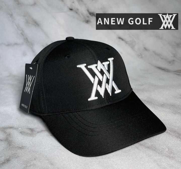 어뉴 남녀공용 GOLF AW BIG자수 클래식 로고 볼캡(2color)