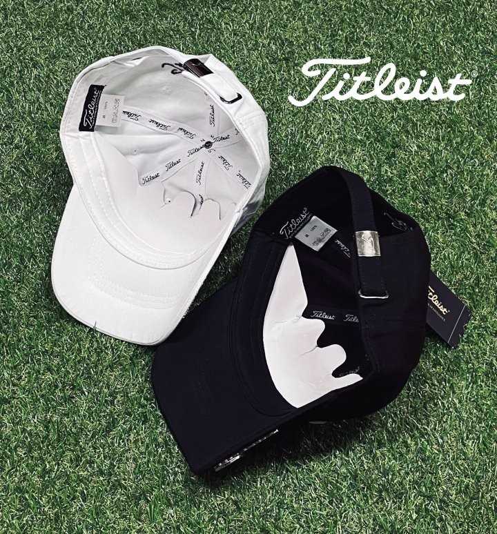 타이틀리스트 GOLF 코튼 엠보자수로고 FJ 마그네틱 볼마커 캡(2color)