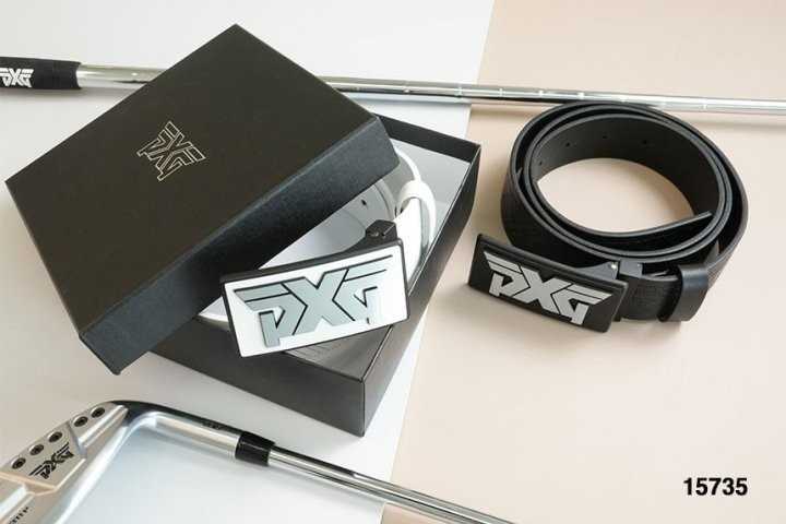PXG 남성 스틸 버클 펀칭 레더 벨트 컷팅식(2color)
