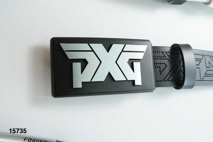 PXG 남성 스틸 버클 펀칭 레더 벨트 컷팅식(2color)