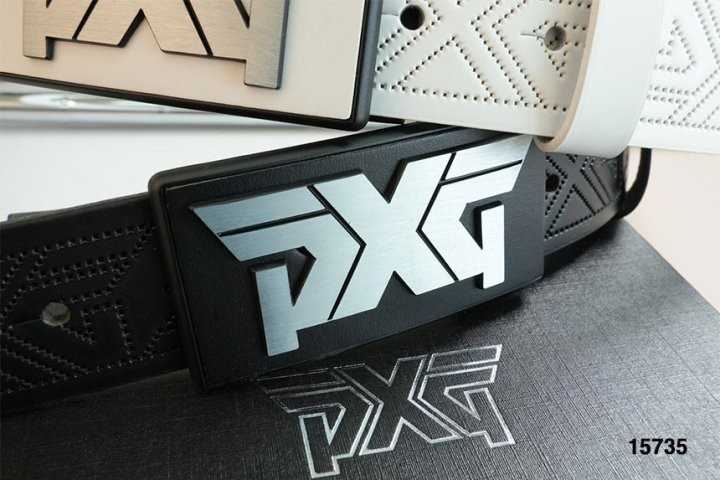 PXG 남성 스틸 버클 펀칭 레더 벨트 컷팅식(2color)
