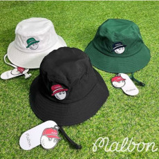 말본 GOLF 로프 레터링 자수 COLORS 볼캐릭터 버킷햇(3color/남녀공용)