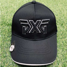 PXG GOLF 빅엠보 배색로고 펀칭 볼마커 마그네틱 로고 캡(2color/남녀공용)