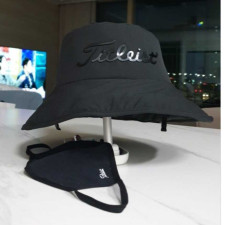 타이틀리스트 패딩골프햇 보온마스크 세트
