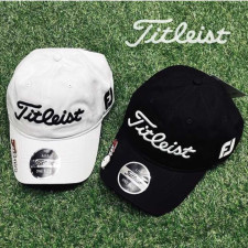 타이틀리스트 GOLF 코튼 엠보자수로고 FJ 마그네틱 볼마커 캡(2color)