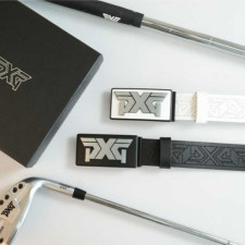 PXG 남성 스틸 버클 펀칭 레더 벨트 컷팅식(2color)