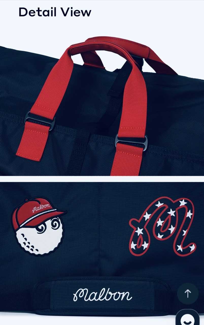 말본 M 라이트 보스턴 가방 셋트(2color)