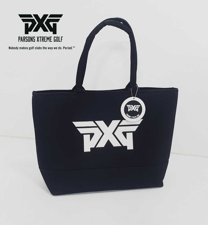 PXG 프리미엄 자수 로고 토트백