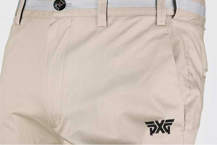 PXG 남성 자수로고 히든밴드 슬림핏 면 스판 팬츠(3color)